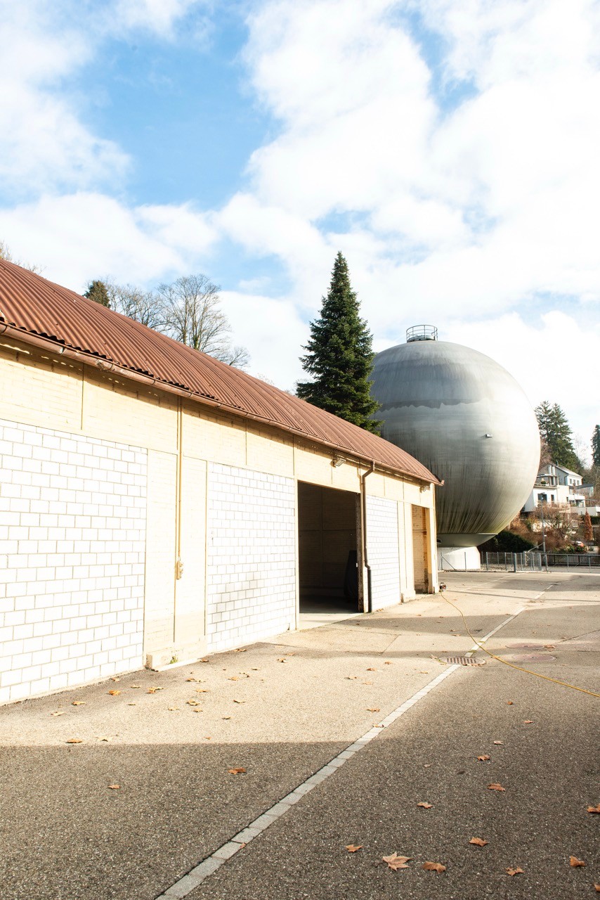 Innenraum der Halle auf dem Gaswerkareal